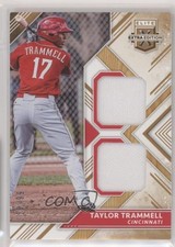 2018 Panini Elite Extra Edition Dual Materials Gold 20/99 Taylor Trammell 0nr3