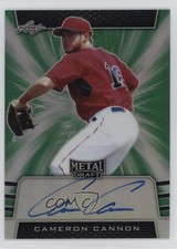 2019 Leaf Metal Draft Green 3/10 Cameron Cannon #BA-CC2 Auto 3b3