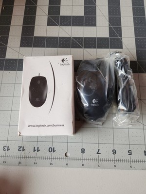 Logitech B100 Corded Mouse Wired Usb Mouse For Computers And Laptops - Right