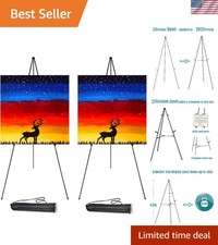 63" Easel Stand for Wedding Sign - Adjustable Easels for Display Painting Can...