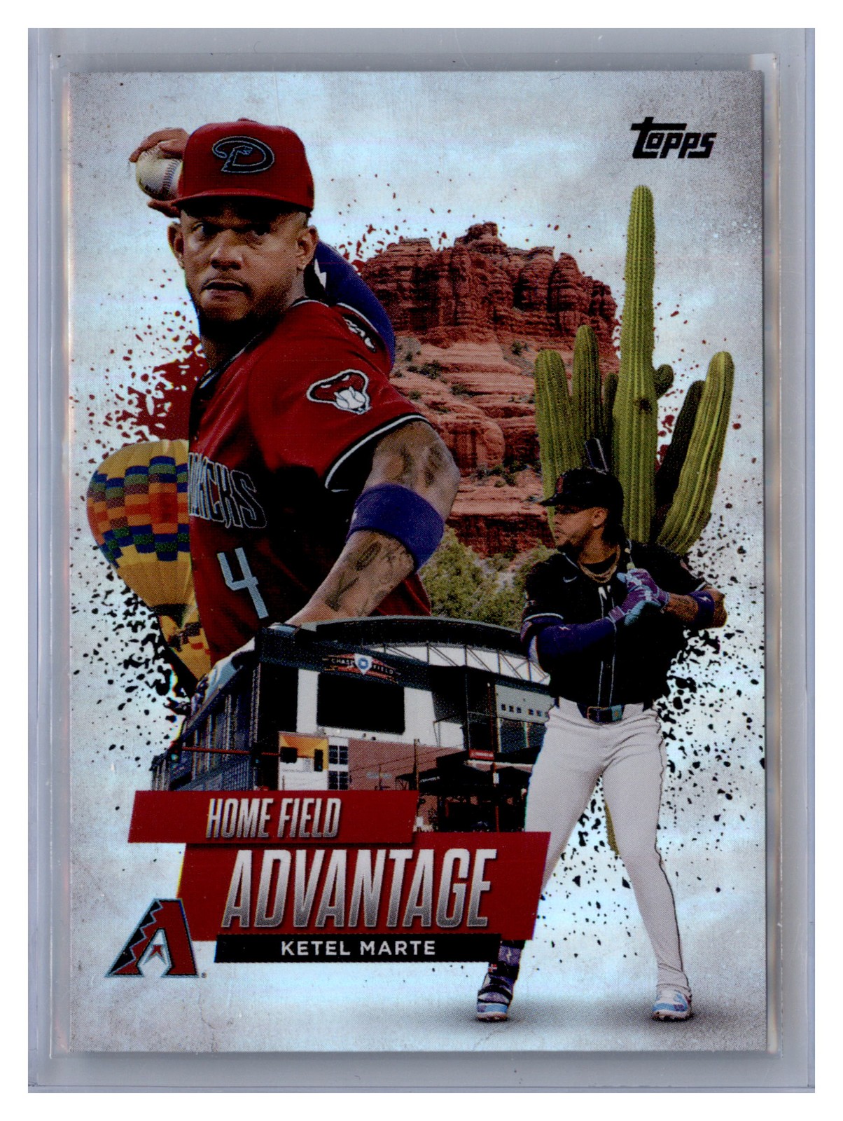 2025 Topps Chrome #HA-20 Ketel Marte Home Field Advantage