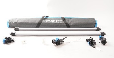 Nanlite PavoTube II 30C 4' RGB LED Tube Light 2-Light Kit with 2700-7500K CCT