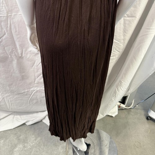 Maxi Abito Bohemian Halter | Righe Color Block Estivo Spiaggia Casual Fluido Tg L - Foto 6 di 11