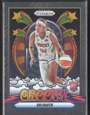 2025 Prizm WNBA - Groovy Kiki Iriafen #15 (RC) - Mystics