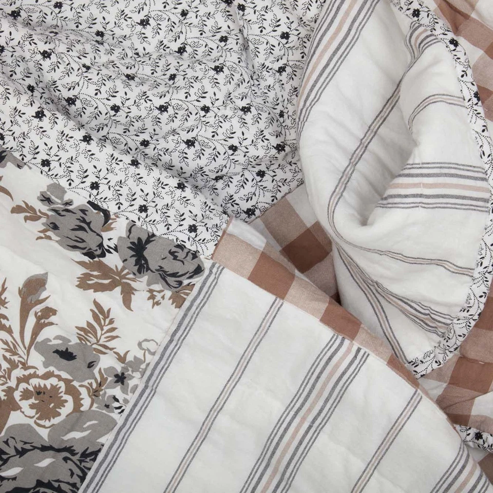 Edredón Annie Portabella Parche Floral Queen 90Wx90L Foto 4 de 4