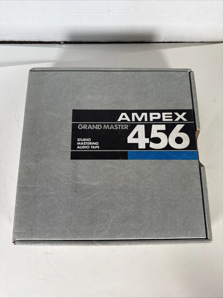Bande Magnétique Quantegy 456 Grand Master 1" X 1200' - Neuf Sous Film