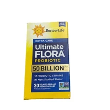 RenewLife Ultimate Flora Extra Care Probiotic Capsules - 30 Count
