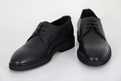 HUGO BOSS Schuhe, Mod. Jerrard_Derb_gr, Gr. 40,5 / UK 6.5, Made in Italy, Black - Bild 1 von 4
