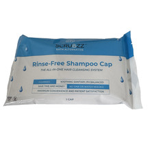 Scrubzz No Rinse Shampoo Cap - 6 Count, All In One Hair Cleaning System