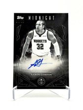 2025 Midnight Aaron Gordon Sun Signatures Auto Equinox /20 Nuggets