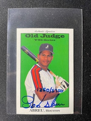 1995 Signature Rookies Old Judge T-95 Base Autograph #/5750 You Pick Free Ship!!