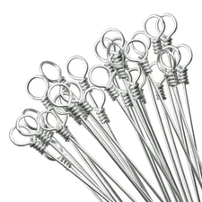 14 Foot Long Bale Wire, 14 Gauge Single Loop Bundle Baling Wires, 160 Pieces Gal