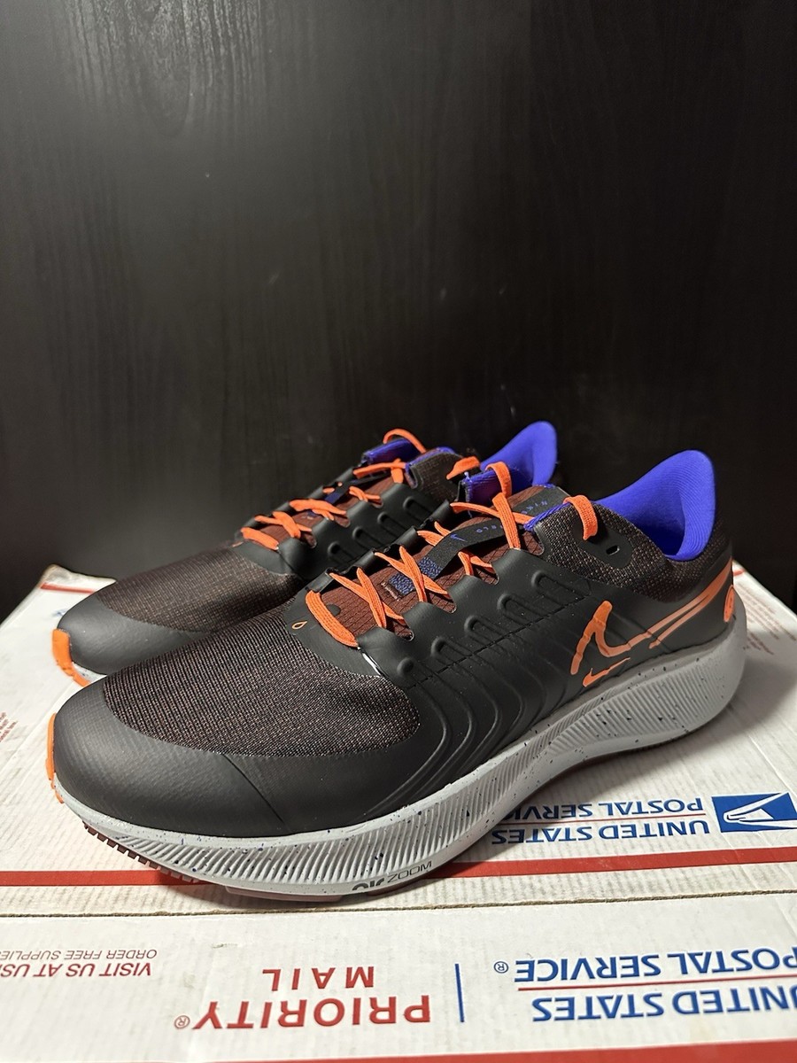 Nike Air Zoom Pegasus 38 Shield 'Black Total Orange' DC4073 003
