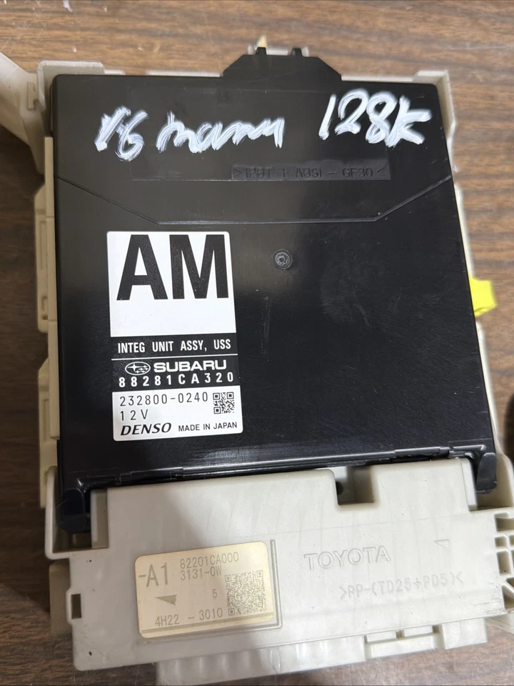 Juego de llaves Scion FR-S motor computadora DME Toyota GT 86 BRZ 128k clúster tracción trasera 2.0 Foto 3 de 4