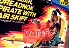 Revise 11/01/2025 ARAH GI Joe 1987 DREADNOK Air Skiff Parts - You Choose -