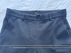 Theory Treeca Modern Crepe Straight Pants Black Size 6 Ankle Length — photo 3