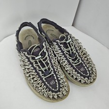 Keen Sandals Womens 9 Uneek Bungee Cord Sporty Slingback Gray Pastel Green