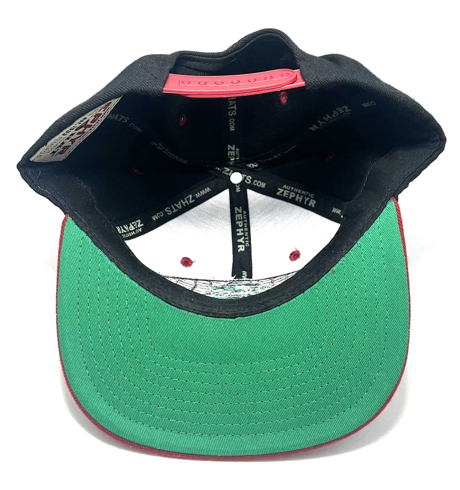 Stanford Cardinal Hat Cap Snap Back Black Red NCAA Basketball Mascot Tree Mens - Image 4 of 4