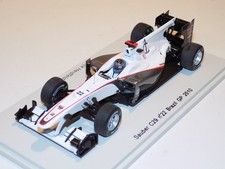 1/43 Spark Sauber C29 car #22 from 2010 Brazilian GP of Nick Heidfeld  S3013