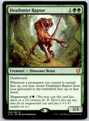 Deathmist Raptor - Commander 2019 C19 - MTG - LP Magic - 160 M