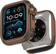 Rugged Shockproof Metal Case for 45mm Apple Watch Series 9/8/7 with Back Cover