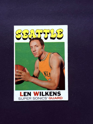 1971-72 Topps Basketball #80 Len Wilkens EX-EXMT