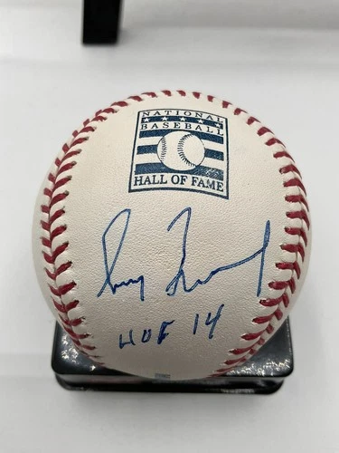 Greg Maddux signed HOF Baseball autographed Atlanta BAS Logo Inscription MLB Cub