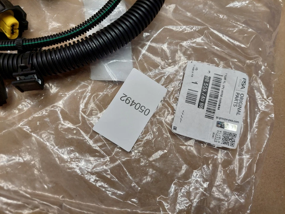 Peugeot Citroen Front Bumper PDC Parking Sensor Wire Harness 9855974080 Genuine - Image 4 of 4