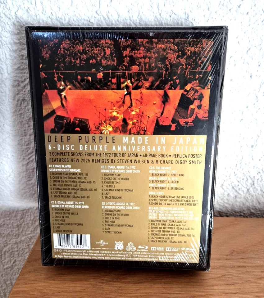 Deep Purple: Made In Japan (2025 Steven Wilson ) Limited Deluxe Edition NEU/OVP - Bild 2 von 2