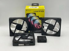 CORSAIR iCUE Link LX120-R RGB 120mm PWM Reverse Fans – Triple Fan Kit