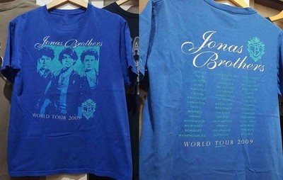 2 Sides 2009 Jonas Brothers World Tour Shirt Royal Blue Unisex S-5XL A