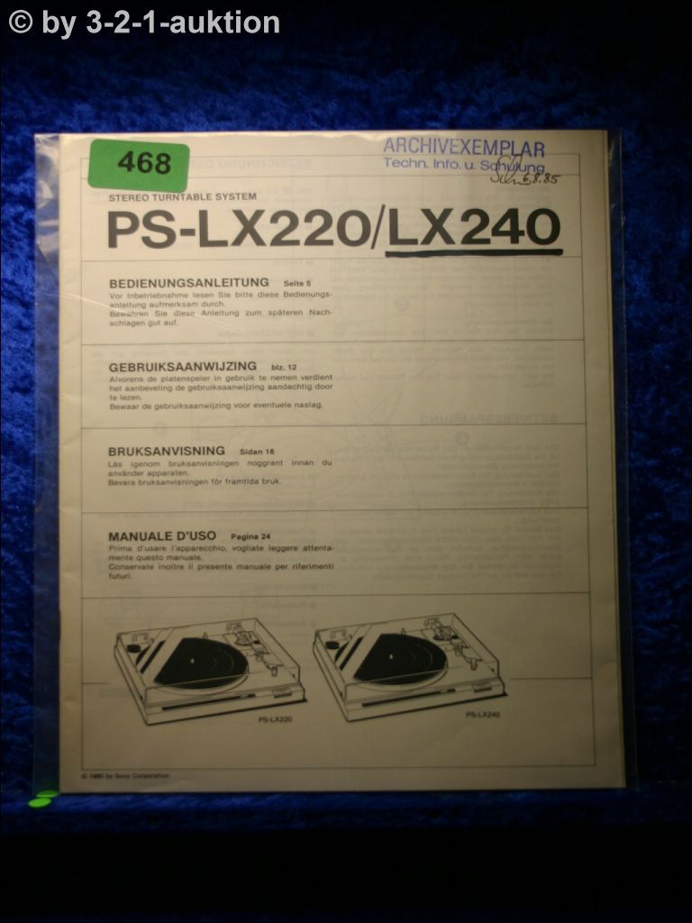 Diamant De Rechange Pour Cellule Platine Vinyle Sony PS-LX240 - Stylus CPRPV