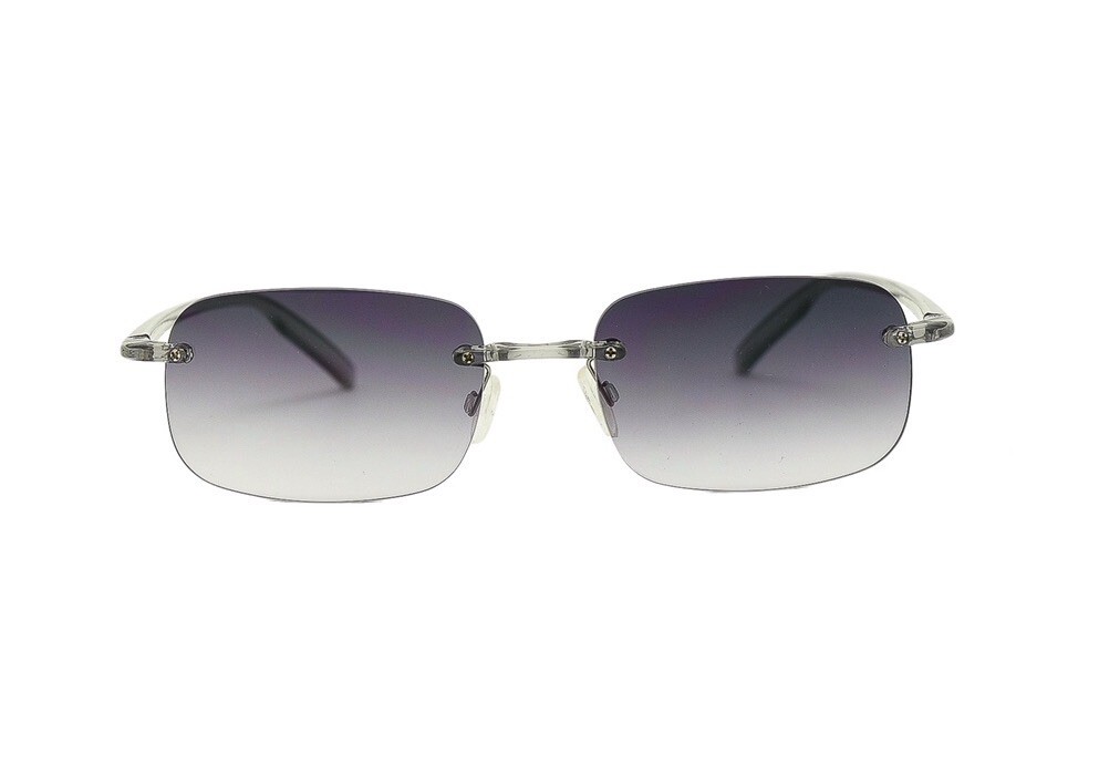 Vintage Rectangle Sunglasses Oversized Rimless 90s Y2K UV400 Amazon.com: Dollger Y2K Sunglasses for Women 90s Rimless  main image 2