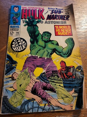 Tales to Astonish #95 (1967) Sub-Mariner And The Incredible Hulk Silver Age 