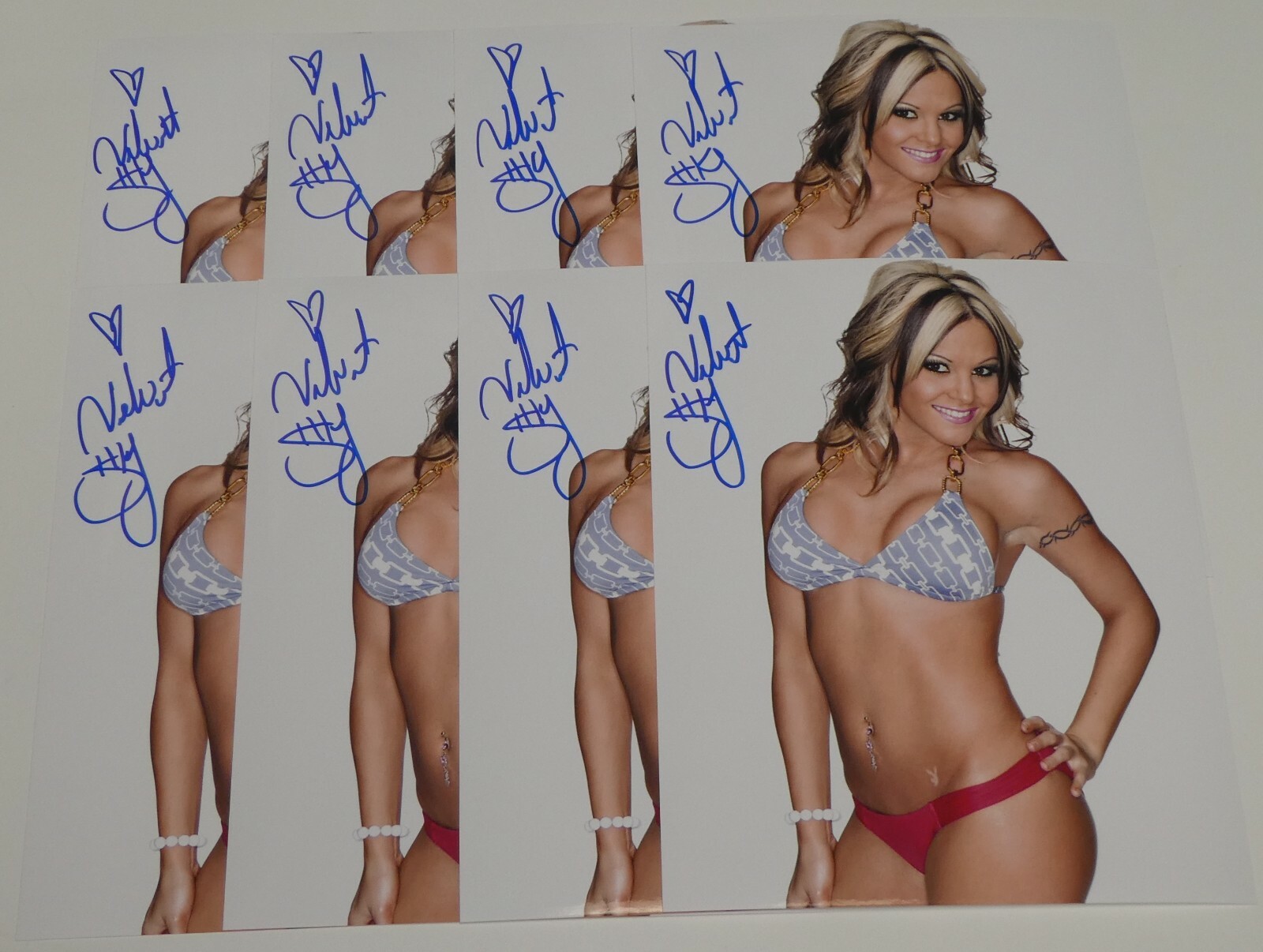 Velvet Sky Signed 8x10 Photo Picture Autograph TNA Impact Wrestling ROH