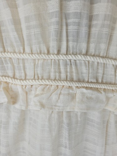 Peace Love World Cardigan Womens M Beige Oversized Boho Beach Duster Gauze Lace - Picture 16 of 23