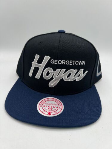 NWT Univeristy of Georgetown Hoyas Retro Script College Snapback Hat Cap