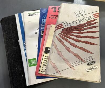 1987 Ford Thunderbird Owners Manuell Mit Schutzhülle Pamphlets Tbird OEM Orginal