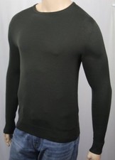 Polo Ralph Lauren Dark Green Merino Wool Slim Stretch Crewneck Sweater NWT 165