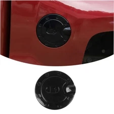 Fuel Tank Door Gas Cap Overlay Cover For Chevy Silverado/GMC Sierra 14-18 Black