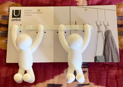Umbra Buddy Over The Door Double Hook- Over the Door Double Hook, NEW