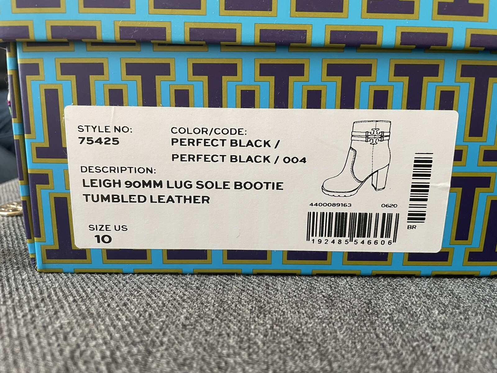 Tory Burch Leigh Lug Sole Bootie | eBay