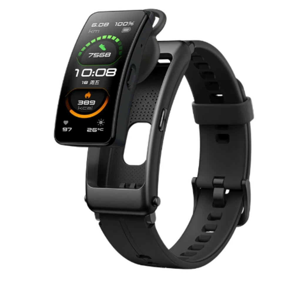Huawei TalkBand B6 Width Bluetooth Smart Bracelet Sports Wristbands Touch AMOLED - Image 2 of 4