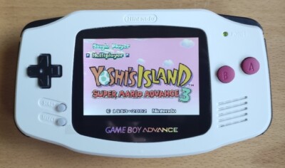 Nintendo GAMEBOY ADVANCE mit IPS V5 Display (NES Design) 