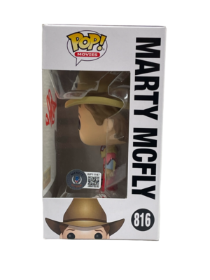 鑑定Beckett鑑定マーク付きFunko Back to the Future Michael-J-Fox-Autographed-