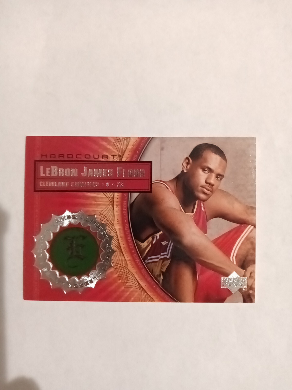 Lebron James 2003 Upper Deck Hardcourt Rookie Lebron James Floor Card LB10