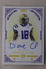 Damone Clark - 2022 Onyx Football On Card Autograph Blue /400