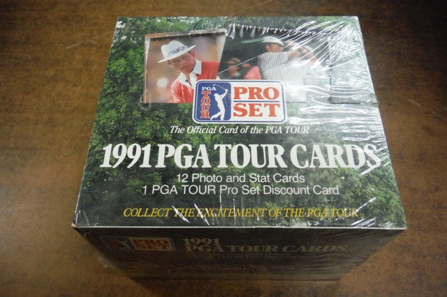 1991 PGA Tour Cards Pro Set Trading Cards Sealed Box jh23