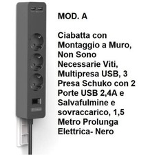 Multipresa di corrente con microspia micro telecamera nascosta spia WiFi  32Gb