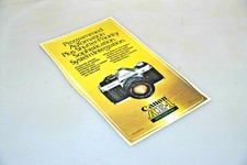 VINTAGE CANON AE-1 PROGRAM LARGE STICKER 1980S 7X12IN